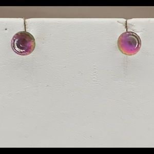 Avon Faceted Iridescence Earrings